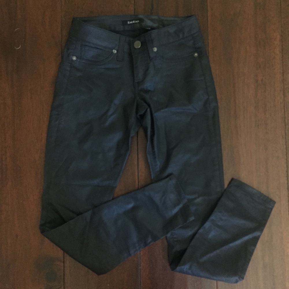 Bebe Faux Leather Pants